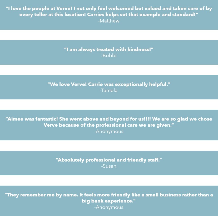 graphic of testimonial from happy members