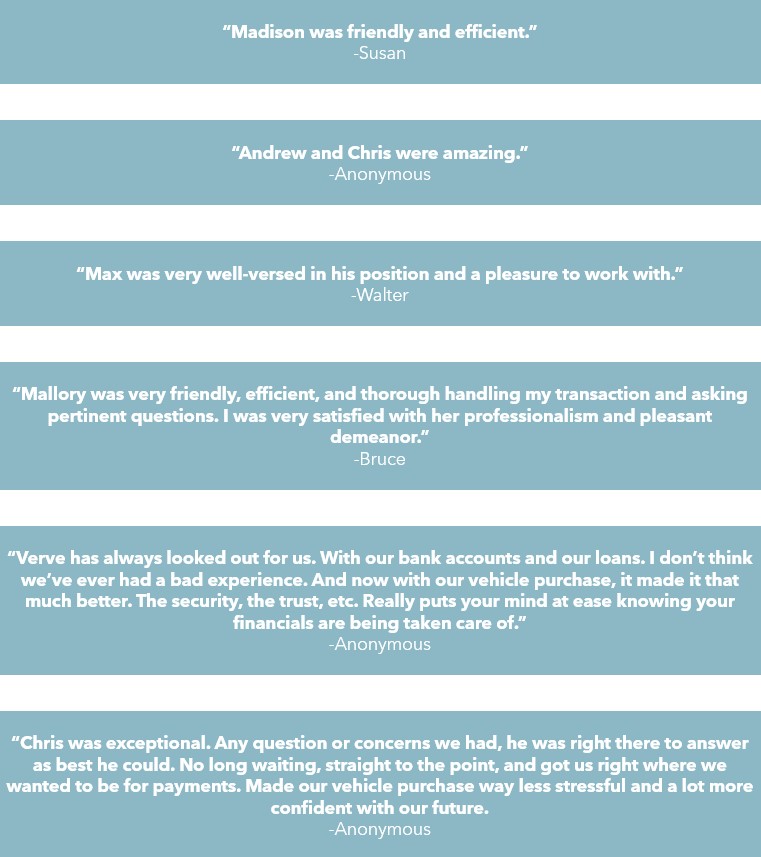 graphic of testimonial from happy members