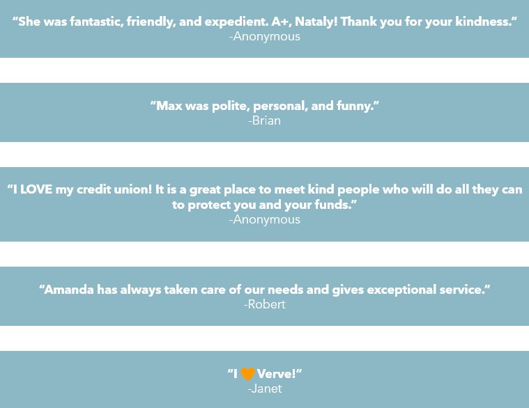 graphic of testimonial from happy members