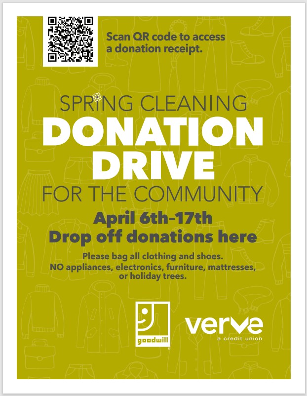 Donation Drive Informational Poster