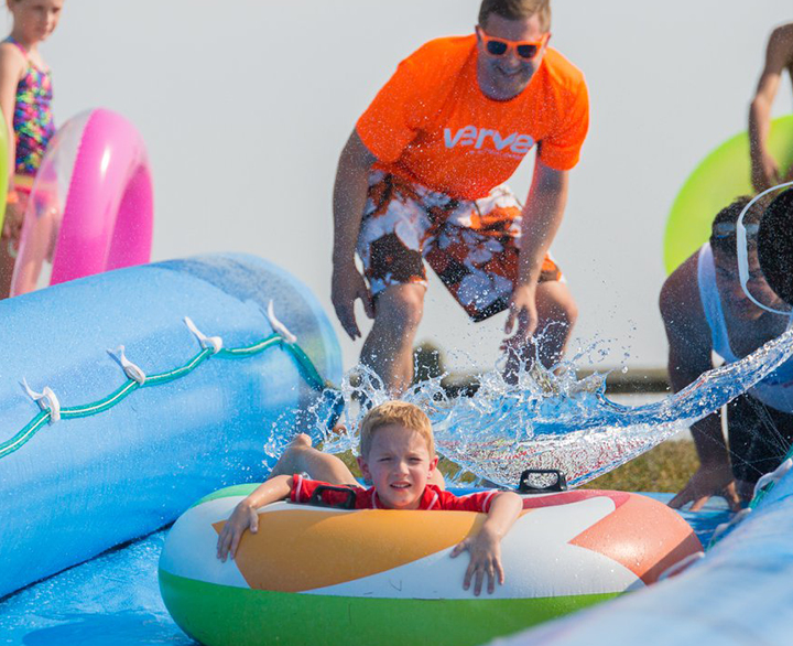 Verve waterslide event