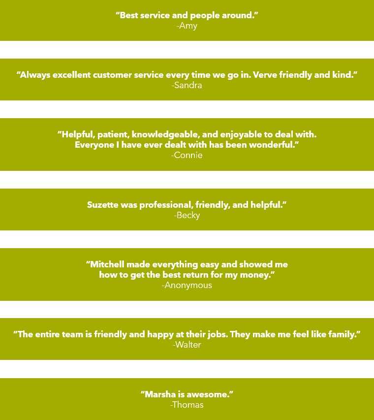 graphic of testimonial by members