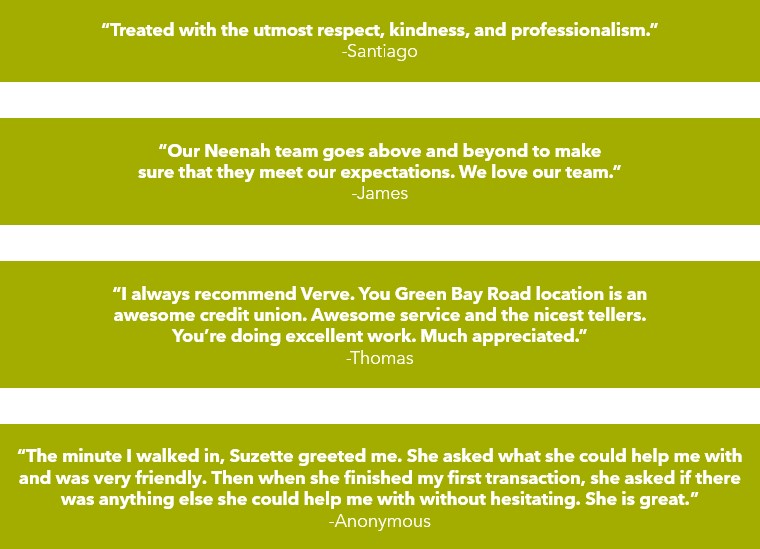 graphic of testimonial by members
