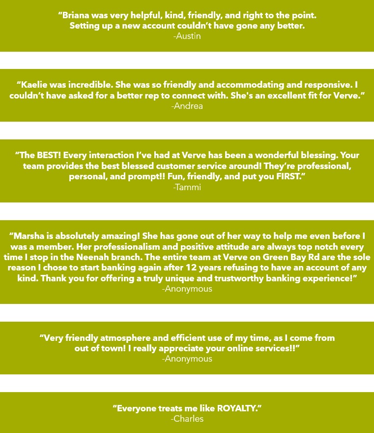 graphic of testimonial by members