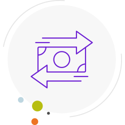 Icon representing Zelle being fast