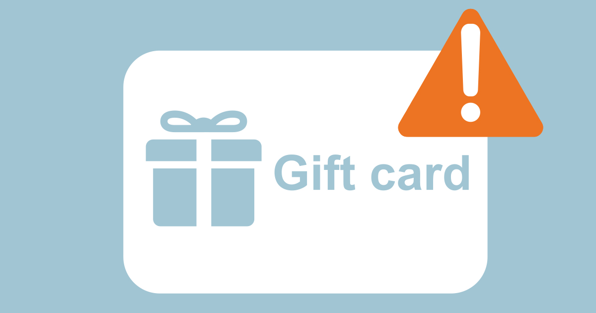 Buy gift cards for giving. That’s it.