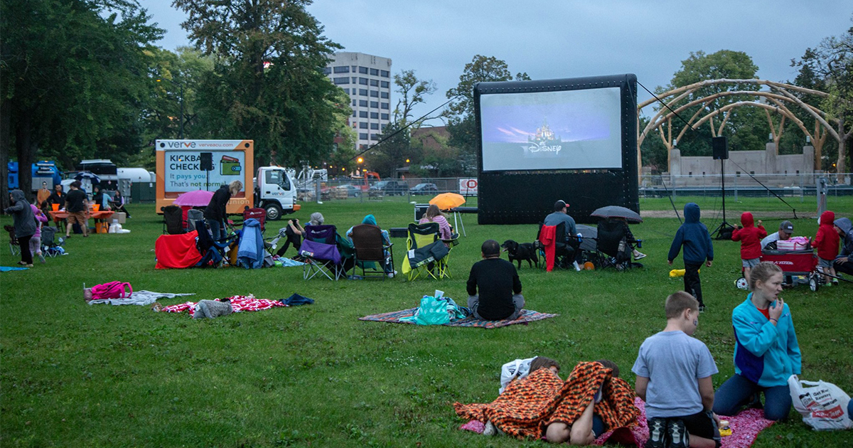 Free Outdoor Movie and Food Trucks? Perfect Pair.