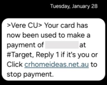 UPDATED SCAM ALERT: Text Scam AND Caller ID Spoof Impersonating Verve